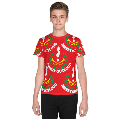 YOUTH JERSEY OUTLOUD FLAGSHIP TEE-RED